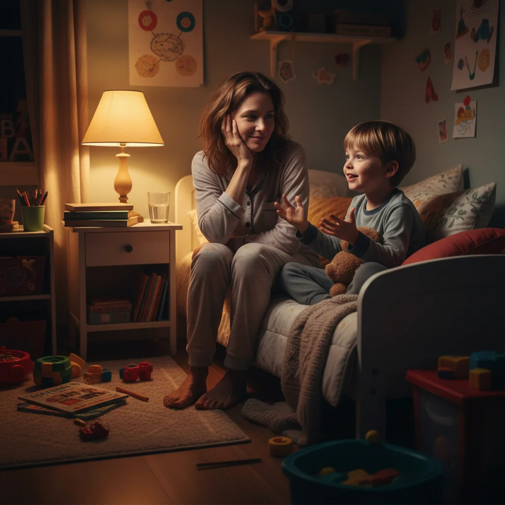 My ADHD Son Refuses to Go to Sleep Until Midnight — The Bedtime Resistance Script That Finally Got Him in Bed by 9