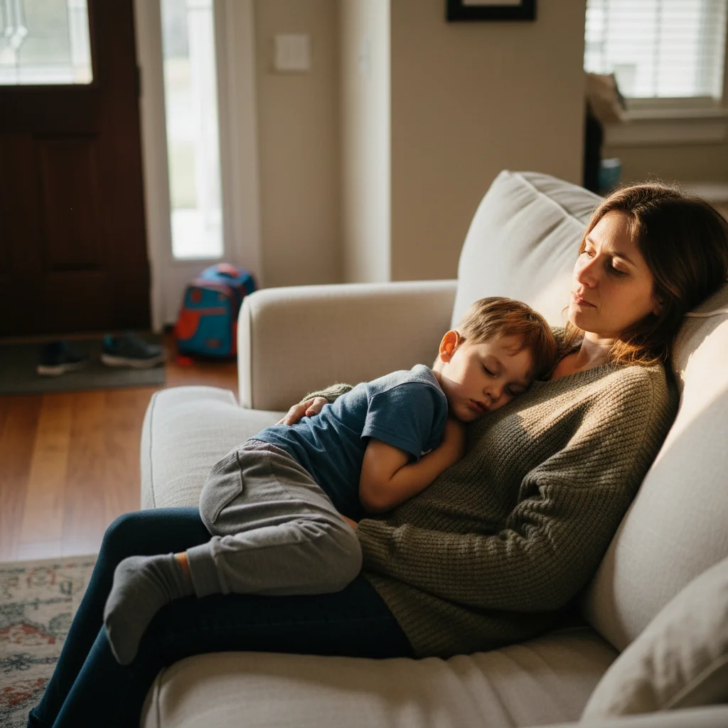 My ADHD Son Comes Home from His Dad's and Falls Apart Every Single Time — The Co-Parenting Transition Nobody Warns You About